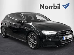 Svart Begagnad 2018 Audi A3 Sportback Sport Halvkombi | 199 000 kr (Dyr)