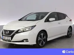 Vit Begagnad 2018 Nissan Leaf 360º Halvkombi | 167 900 kr (Marknadspris)
