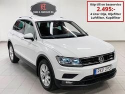 Vit Begagnad 2018 VW Tiguan SUV | 229 000 kr (Bra pris)
