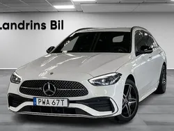 Vit Begagnad 2024 Mercedes C300e AMG Line Premium Kombi | 529 000 kr (Marknadspris)