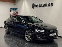 Svart Begagnad 2016 Audi A5 Sportback Comfort Halvkombi | 139 900 kr (Marknadspris)
