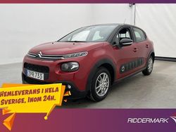 Röd Begagnad 2018 Citroën C3 Halvkombi | 98 900 kr (Marknadspris)