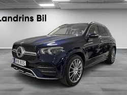 Mörkblå Begagnad 2019 Mercedes GLE300 AMG line SUV | 549 900 kr