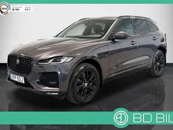 Grå Begagnad 2021 Jaguar F-Pace SUV | 489 900 kr (Marknadspris)