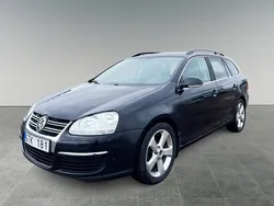 Svart Begagnad 2008 VW Golf VI Kombi | 19 900 kr (Superpris)