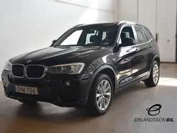 Svart Begagnad 2016 BMW X3 SUV | 199 900 kr (Marknadspris)