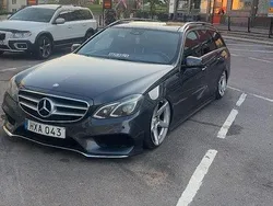 Grå Begagnad 2014 Mercedes E250 AMG Kombi | 210 000 kr (Dyr)