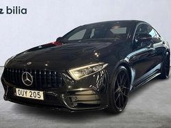Svart Begagnad 2018 Mercedes CLS350 AMG line | 489 900 kr