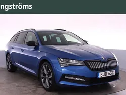 Blå Begagnad 2021 Skoda Superb SportLine Kombi | 299 000 kr (Marknadspris)