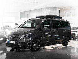 Graphite grå Begagnad 2022 Mercedes V300 Avantgarde Minibuss | 749 000 kr (Dyr)