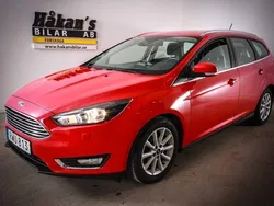 Röd Begagnad 2017 Ford Focus Kombi | 129 500 kr (Dyr)