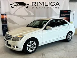Vit Begagnad 2008 Mercedes C180 Avantgarde Sedan | 74 900 kr (Marknadspris)