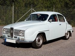Ljusblå Begagnad 1965 Saab 96 Sedan | 195 000 kr