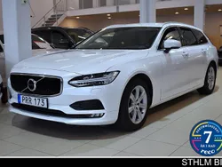 Vit Begagnad 2018 Volvo V90 Momentum Kombi | 239 000 kr (Marknadspris)