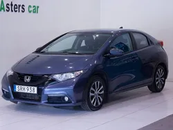 Blå Begagnad 2014 Honda Civic Sport Halvkombi | 59 000 kr (Bra pris)