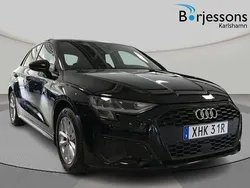 Svart Begagnad 2022 Audi A3 Sportback Proline Halvkombi | 238 000 kr (Marknadspris)