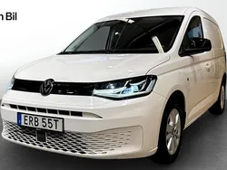 Vit (candy white) Begagnad 2021 VW Caddy Minibuss | 219 900 kr (Bra pris)