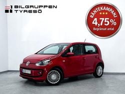 Röd Begagnad 2015 VW up! high up! Halvkombi | 59 900 kr (Bra pris)