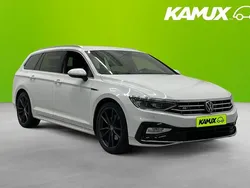 Vit Begagnad 2020 VW Passat R-line Kombi | 339 400 kr (Dyr)
