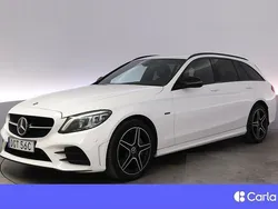 Vit Begagnad 2021 Mercedes C300e AMG Kombi | 264 900 kr (Bra pris)