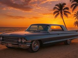 Ljusblå Begagnad 1962 Cadillac Coupé DeVille Sportkupé | 185 000 kr