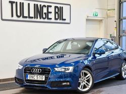 Blå Begagnad 2015 Audi A5 Sportback S-Line Halvkombi | 239 900 kr (Marknadspris)
