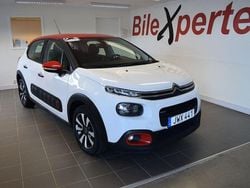 Vit Begagnad 2016 Citroën C3 PureTech Halvkombi | 79 900 kr (Marknadspris)