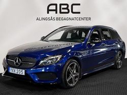 Blå Begagnad 2017 Mercedes C43 AMG AMG line Kombi | 349 000 kr (Marknadspris)