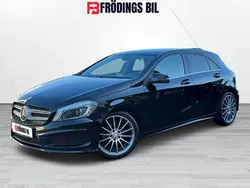 Svart Begagnad 2015 Mercedes A180 AMG line Halvkombi | 129 900 kr (Bra pris)