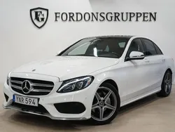 Vit Begagnad 2017 Mercedes C220 AMG Sedan | 219 800 kr (Marknadspris)