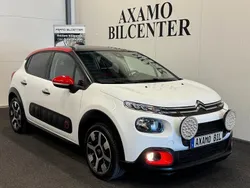 Vit Begagnad 2017 Citroën C3 PureTech Halvkombi | 99 900 kr (Marknadspris)