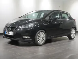 Svart Begagnad 2022 Nissan Micra Acenta Halvkombi | 159 900 kr (Marknadspris)
