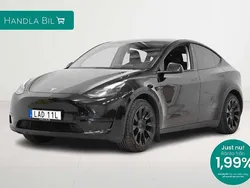 Svart Begagnad 2022 Tesla Model Y Standard Range SUV | 379 900 kr