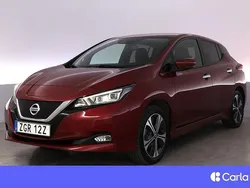 Röd Begagnad 2021 Nissan Leaf 360º Halvkombi | 198 900 kr (Bra pris)
