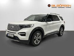Vit Begagnad 2020 Ford Explorer Hybrid Platinum SUV | 399 900 kr (Marknadspris)