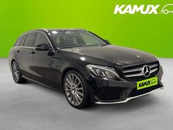 Svart Begagnad 2018 Mercedes C220 AMG Kombi | 267 800 kr (Marknadspris)