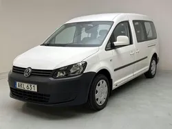 Vit Begagnad 2014 VW Caddy Minibuss | 96 000 kr