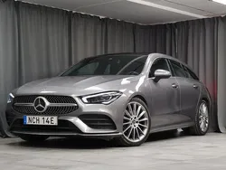 Mörkgrå Begagnad 2021 Mercedes CLA200 Shooting Brake AMG Kombi | 289 000 kr (Marknadspris)