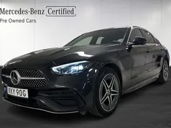Grå Begagnad 2023 Mercedes C300e AMG Sedan | 498 700 kr (Marknadspris)