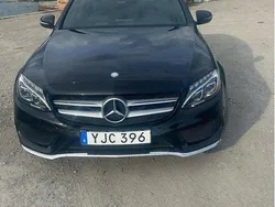 Svart Begagnad 2017 Mercedes C220 AMG line Kombi | 214 000 kr (Marknadspris)