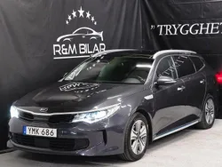 Grå Begagnad 2017 Kia Optima Hybrid Sedan | 164 800 kr (Marknadspris)