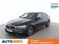 Svart Begagnad 2017 BMW 530 M Sport Sedan | 317 000 kr (Marknadspris)