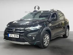 Svart Begagnad 2021 Dacia Sandero Stepway Halvkombi | 154 900 kr (Marknadspris)