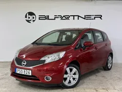 Mörkröd Begagnad 2014 Nissan Note Minibuss | 59 900 kr (Marknadspris)