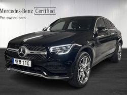 Svart (black) Begagnad 2022 Mercedes GLC300 Sportkupé | 499 000 kr