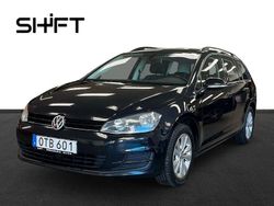 Svart Begagnad 2016 VW Golf VII Kombi | 109 900 kr (Marknadspris)
