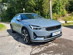 Grå Begagnad 2021 Polestar 2 Long Range Dual motor Sedan | 318 000 kr (Bra pris)