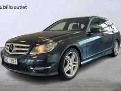 Svart Begagnad 2012 Mercedes C220 AMG Kombi | 129 900 kr (Marknadspris)