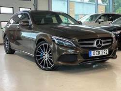 Mörkbrun Begagnad 2016 Mercedes C350e Avantgarde Kombi | 189 900 kr