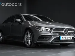Mörkgrå (grå) Begagnad 2022 Mercedes CLA200 AMG Kombi | 345 000 kr (Marknadspris)